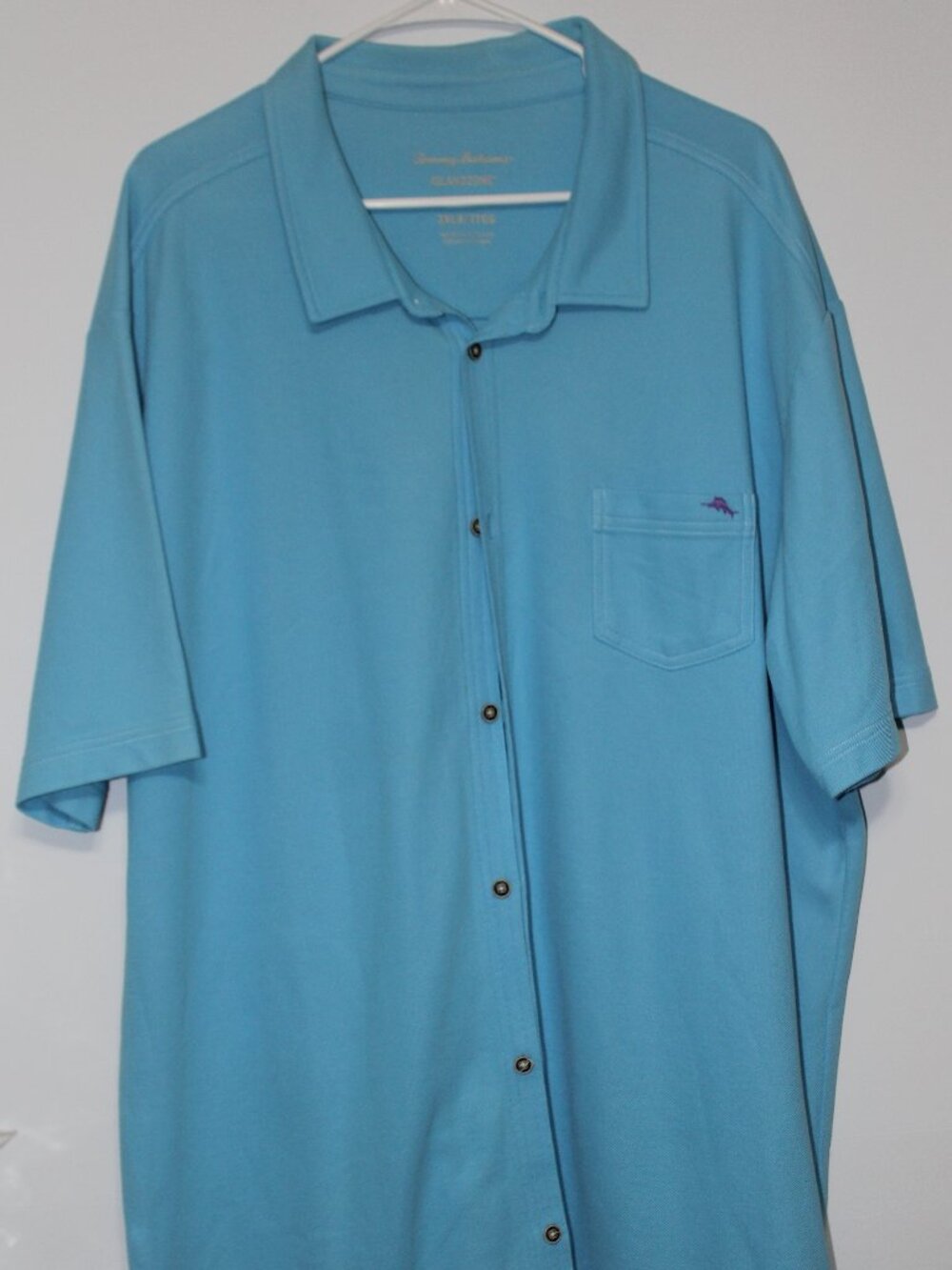 Tommy Bahama IslandZone Supima Shirt Blue Men’s 3XLB 3XL Big